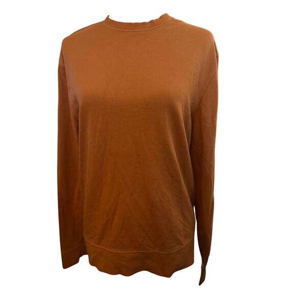 BLDWN Haring Crewneck Sweatshirt, Burnt Orange Pullover, Men's Size Small - Picture 2 of 7